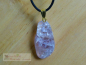 Preview: Amethyst, Schmuckanhänger mit Goldöse, Einzelstück