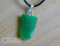 Preview: Chrysopras Schmuckanhänger mit Silberöse, Einzelstück
