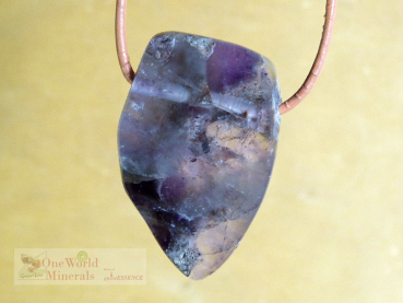 Preview: Amethyst Anhänger, gebohrt, ein Einzelstück