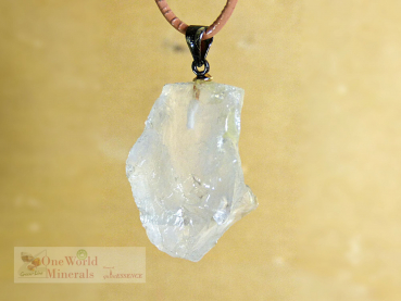 Preview: Himalaya Bergkristall Anhänger mit Silberöse, Einzelstück