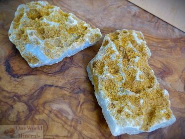 Preview: Chalcedon, 2 flache Rohsteine