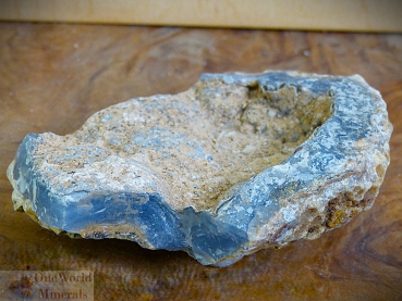 Preview: Chalcedon, kleiner, flacher Rohstein