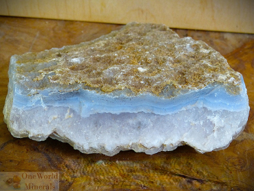 Preview: Chalcedon, flacher Rohstein