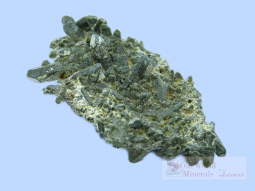 Preview: 3 kleine Bergkristallstufen mit Chlorid, Skardu, Pakistan/Himalaya