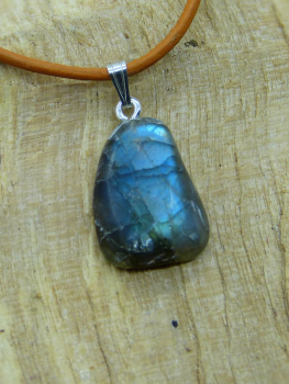 Preview: Labradorit mit Silberöse, 3 Stück