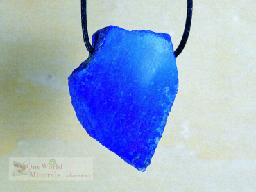 Lapislazuli Schmuckanhänger, handgeschliffen, Einzelstück