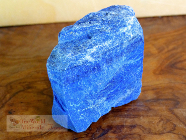 Lapislazuli roh - Deko-Einzelstück