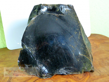 Lamellen-Obsidian Rohstein, Deko-Einzelstück