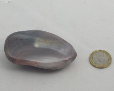 Großer Achat pink, "Plum", Botswana