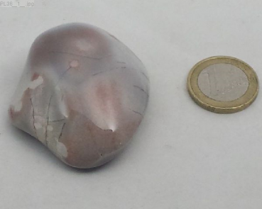 Größerer Achat pink, "Nut", Botswana