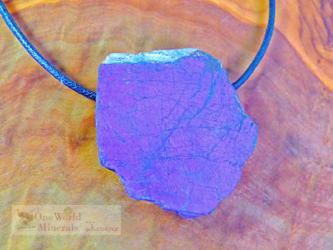 Preview: Purpurit - Anhänger, handgeschliffen - ein Einzelstück