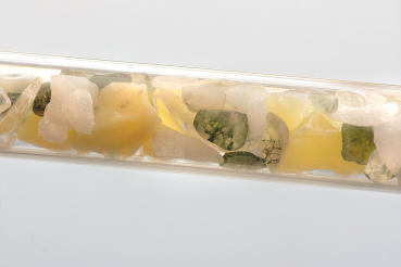 Innerer Fluß - mit Chalcedon, Moosachat, Opal, Bergkristall