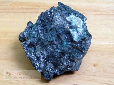 Smaragd in Biotit,  Rohstein, Deko-Einzelstück