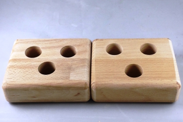 Holzständer für 3 "Basic“ quintESSENCE-Stäbe, 2er Pack