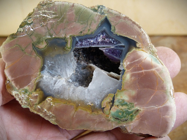 Preview: Thundereggs (Amulettstein) Australien Mt. Hay - Druse, handpoliert