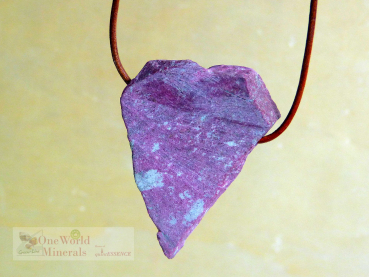 Preview: Thulit Schmuckanhänger - handgeschliffen,  Einzelstück