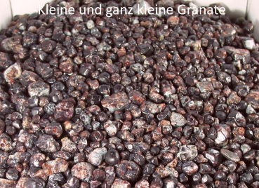 Schöne kleine Granate, poliert, aus Österreich, 200g Pack