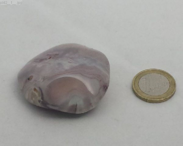 Preview: Größerer Achat pink, "Nut", Botswana