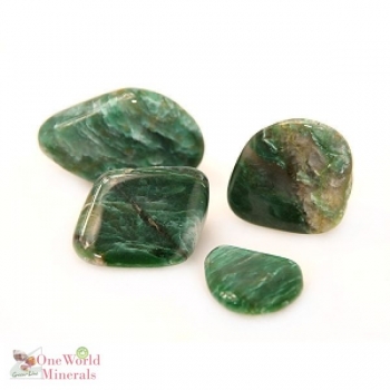 Fuchsit-Quarz (ehem.Prasem) Australien Trommelstein, 200g Pack