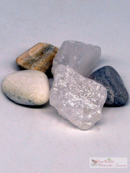 "Veränderung" - quintESSENCE Wassersteine im Organza-Beutel - im günstigen 3er Pack