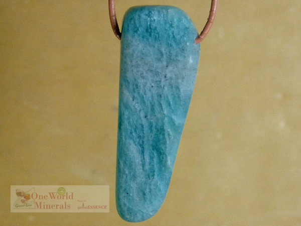 Amazonit Schmuckanhänger gebohrt