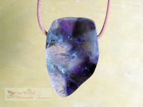 Amethyst Anhänger, gebohrt, ein Einzelstück
