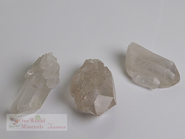 3 besondere Bergkristall Spitzen aus Brasilien, Einzelstücke