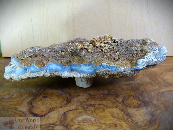 Chalcedon Rohstein mit Drusen