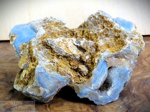 Chalcedon Rohstein mit Drusen