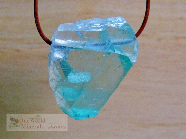 Fluorit Schmuckanhänger, handpoliert, Einzelstück