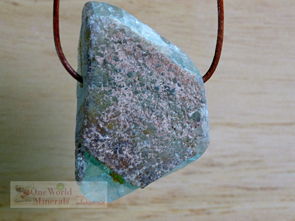 Fluorit Schmuckanhänger, handpoliert, Einzelstück