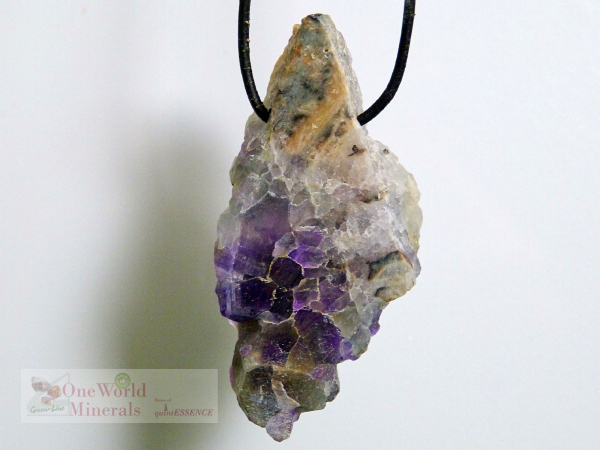 Fluorit Schmuckanhänger,  handpoliert, Einzelstück