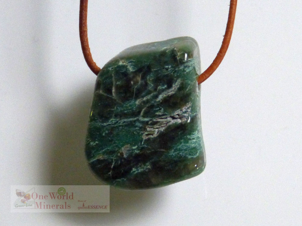 Fuchsit-Quarz , Australien, Anhänger, gebohrt, Unikat