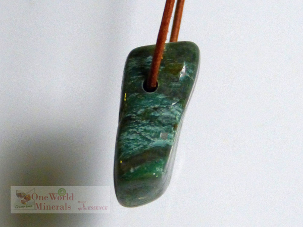 Fuchsit-Quarz , Australien, Anhänger, gebohrt, Unikat