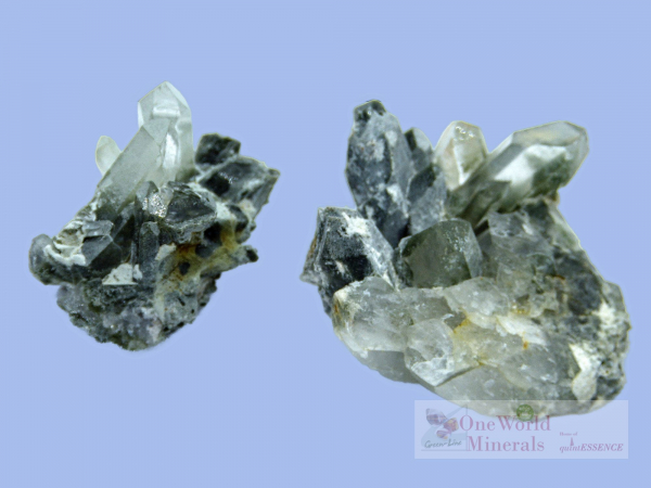 3 kleine Bergkristallstufen, Skardu, Pakistan/Himalaya