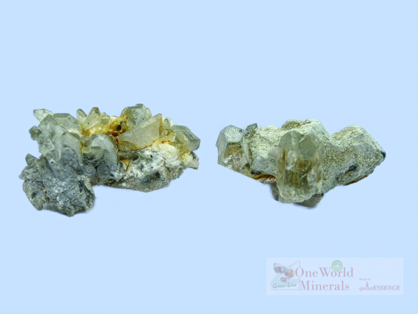 2 kleine, Bergkristallstufen, Skardu, Pakistan/Himalaya