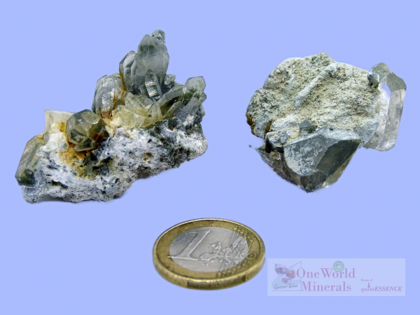 2 kleine, Bergkristallstufen, Skardu, Pakistan/Himalaya