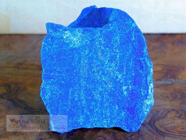 Lapislazuli roh - Deko-Einzelstück