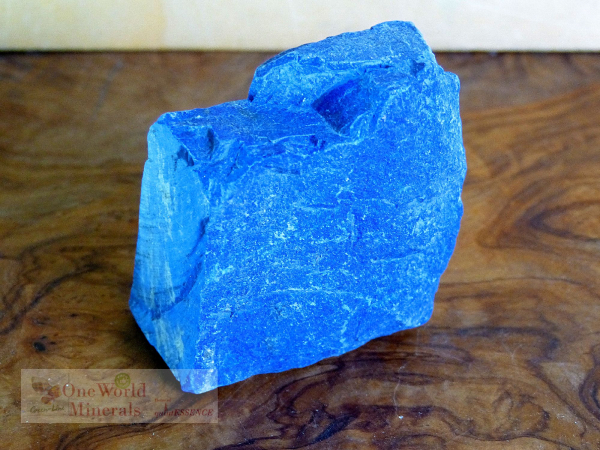 Lapislazuli roh - Deko-Einzelstück