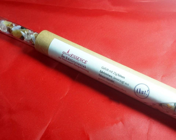 Power - mit Tigereisen & Bergkristall -   "5er Pack mit den praktischen Mini-Edelsteinstäben"