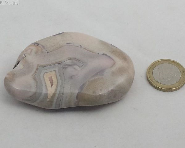 Größerer Achat pink, "Nut", Botswana