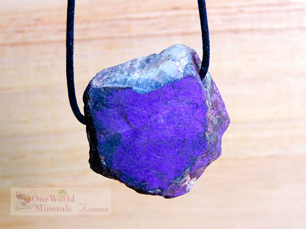 Purpurit - Anhänger, handgeschliffen - ein Einzelstück