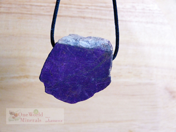 Purpurit - Anhänger, handgeschliffen - ein Einzelstück