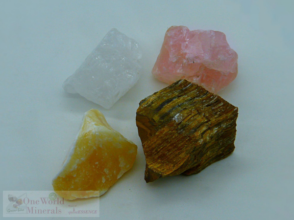 "Manipura-Chakra, Solarplexuschakra, Nabelchakra" - quintESSENCE Chakra Wassersteine im Organza-Beutel - im günstigen 3er Pack