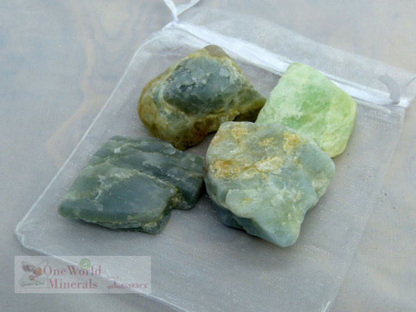 Aquamarin Wassersteine im Organzabeutel  - quintESSENCE Wassersteine - im günstigen 3er Pack