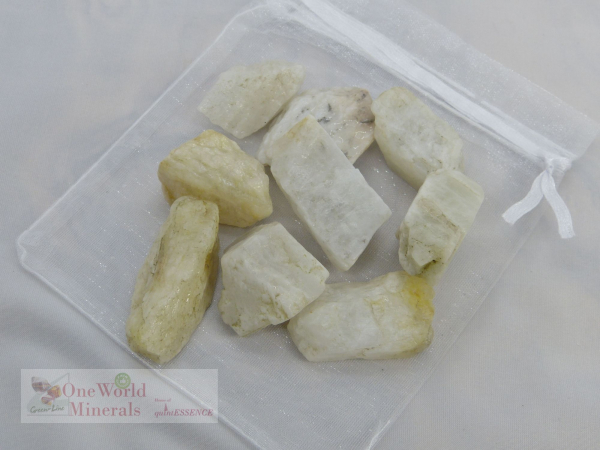 Mondstein Wassersteine im Organzabeutel  - quintESSENCE Wassersteine