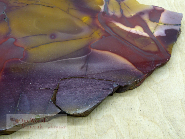 Mookait-Scheibe, handgeschliffen, Deko-Einzelstück