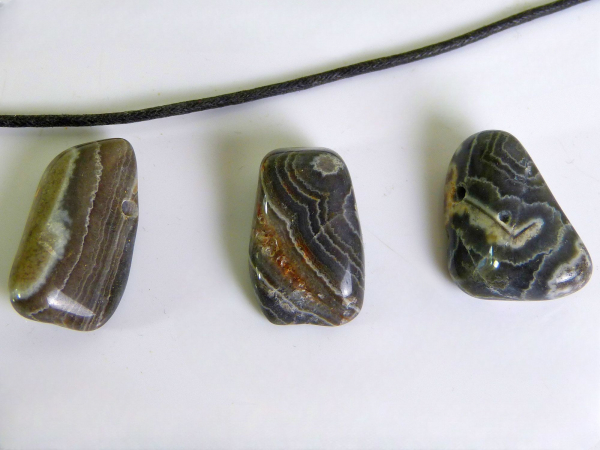 Ashburton Agate Schmuckanhänger,  3 Stück