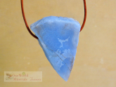 Chalcedon Schmuckanhänger - handgeschliffen,  Einzelstück